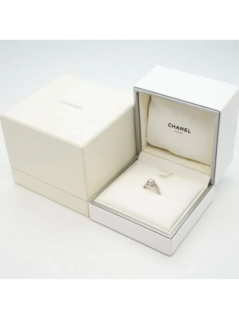 Chanel Ring Coco Crush Platinum Diamond